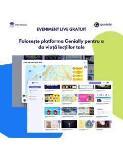 Curs gratuit: Foloseşte platforma Genially pentru a da viaţă lecţiilor tale