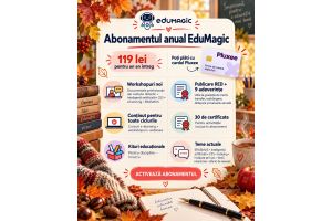 Abonamentul anual al profesorilor EduMagic