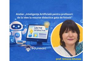 Cursul în format eLearning: Inteligența Artificială pentru profesori: de la idee la resurse didactice gata de folosit