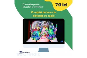 Curs online pentru educatori si invatatori O reteta de lucru la distanta cu copiii