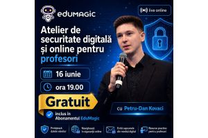 Atelier de securitate digitală și online pentru profesori